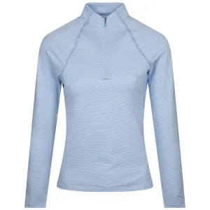 Womens Sugar Stripe Raglan Sleeve Perth Layer Cottage Blue - 2025