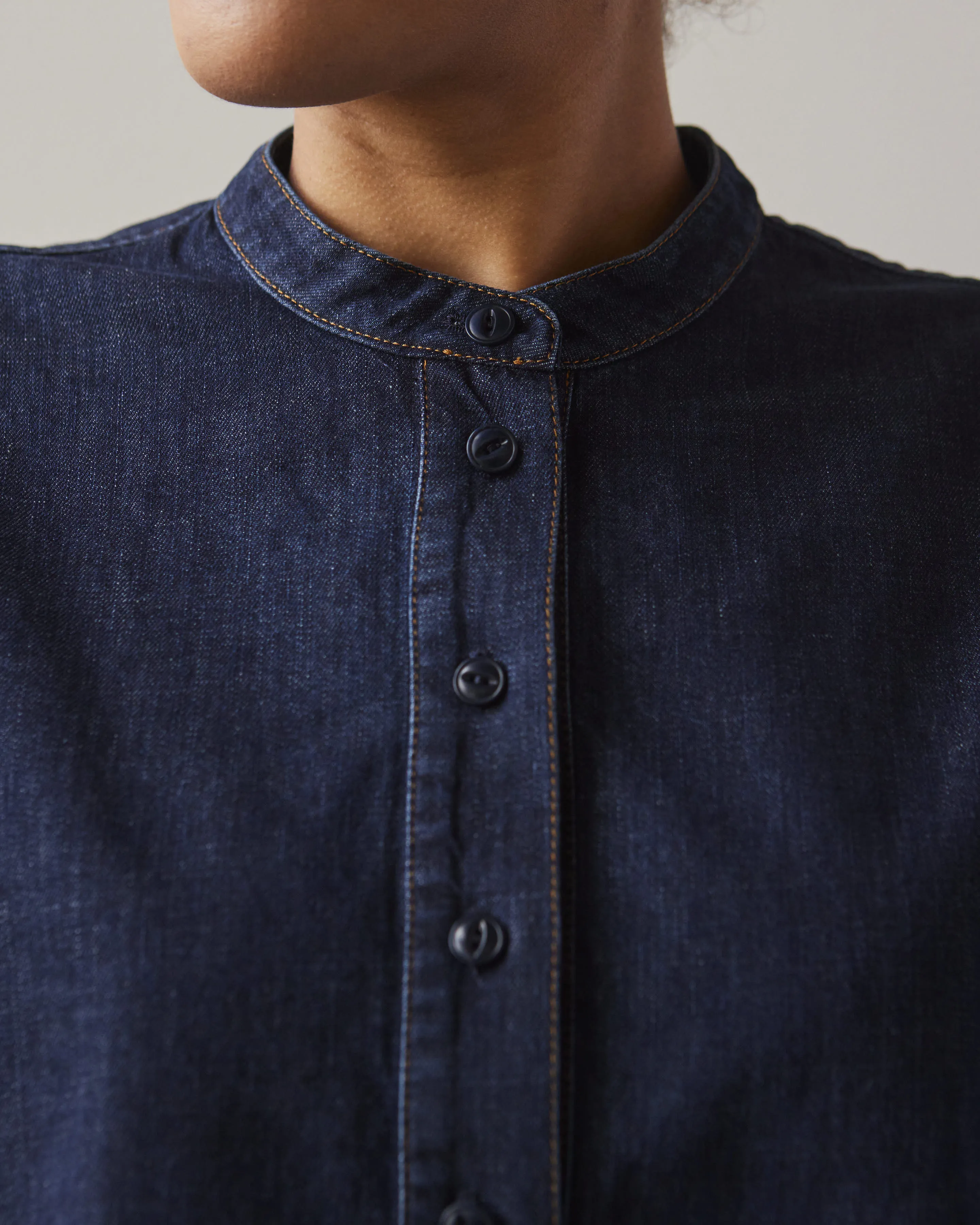 YMC Manon Shirt, Indigo